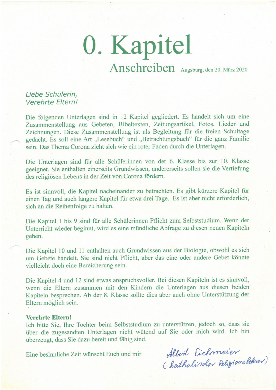 Begrüßung