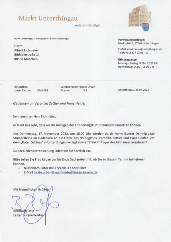 Einladung