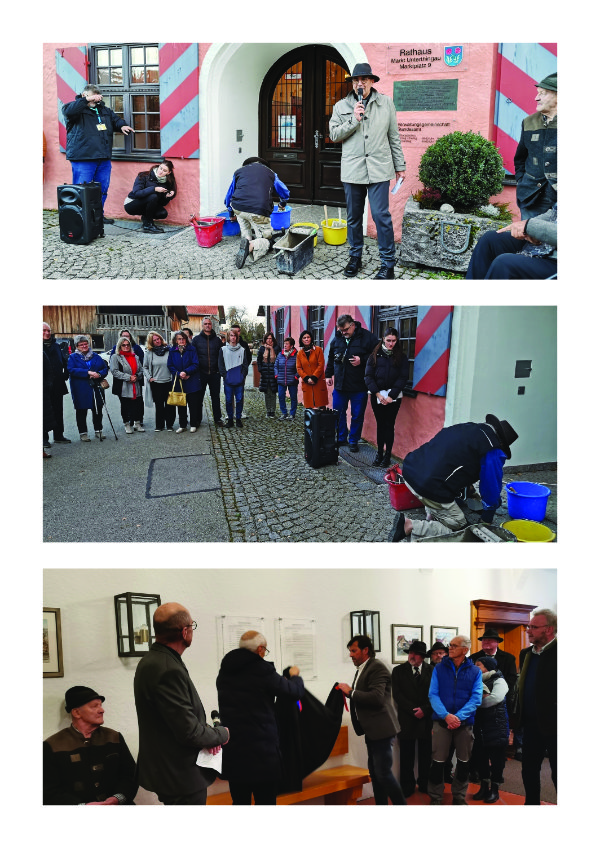 Fotos von der Stolperstein Verlegung